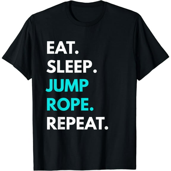 Eat Sleep Jump Rope Repeat t-shirt - Jump Rope Tees