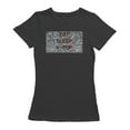 thumbnail image 1 of Eat Sleep K Pop Interference Graphic Women Black T-Shirt, Female Medium, 1 of 4