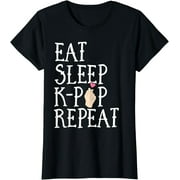 Eat Sleep K-Pop Repeat Cute Korean KPop Merchandise T-Shirt