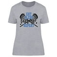 thumbnail image 1 of Eat Sleep Lacrosse Repeat T-Shirt Women -Image by Shutterstock, Female Small, 1 of 2