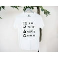 thumbnail image 1 of Eat Sleep Make Money Repeat Hustler Life Print T-Shirt, for men & women, up to size 5XL, 1 of 3