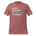 thumbnail image 1 of Eat Sleep Mine Shirt, Unisex, Kaspa Crypto Shirt, Kaspa Mining Shirt, Kaspa Crypto Miner Shirt, Kaspa Miner Shirt, Kaspa Merch (Mauve, L), 1 of 1