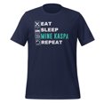 thumbnail image 1 of Eat Sleep Mine Shirt, Unisex, Kaspa Crypto Shirt, Kaspa Mining Shirt, Kaspa Crypto Miner Shirt, Kaspa Miner Shirt, Kaspa Merch (Navy, L), 1 of 1
