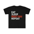 thumbnail image 1 of Eat Sleep Muay Thai Repeat Unisex T-shirt S-3XL Martial Arts Gift, 1 of 2