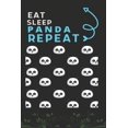 thumbnail image 1 of Eat Sleep Panda Repeat : Best Gift for Panda Lovers, 6 x 9 in, 110 pages book for Girl, boys, kids, school, students (Paperback), 1 of 1