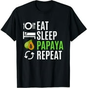 Eat Sleep Papaya Repeat T-Shirt