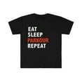 thumbnail image 1 of Eat Sleep Parkour Unisex T-shirt S-3XL Parkouring Freerunning, 1 of 2