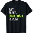 thumbnail image 1 of Eat Sleep Pickleball Repeat Player Funny T-Shirt, 1 of 3