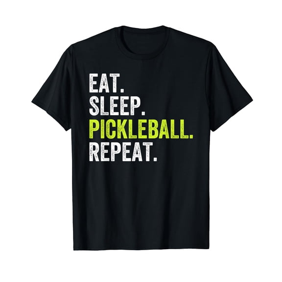 Eat Sleep Pickleball Repeat Player Gift T-Shirt