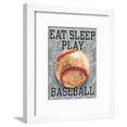 thumbnail image 1 of Eat Sleep Play Baseball, Framed Art Print Wall Art by Jim Baldwin Sold by Art.Com, 1 of 6