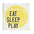 thumbnail image 1 of Dicksons Eat Sleep Play Tennis Ball Green 3 x 3 MDF Decorative Wall and Tabletop Sign Plaque, 1 of 3