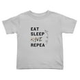 thumbnail image 1 of Eat Sleep Rave Repeat Cute Toddler T-Shirts for Boys Girls (Gray, Youth L), 1 of 5