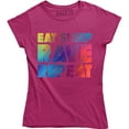 thumbnail image 1 of Eat Sleep Rave Repeat Hip Music Dance Funny House Party EDM Fest T-Shirt, 1 of 4