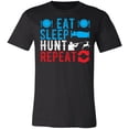 thumbnail image 1 of Eat Sleep Repeat Hunter T-Shirt, 1 of 4