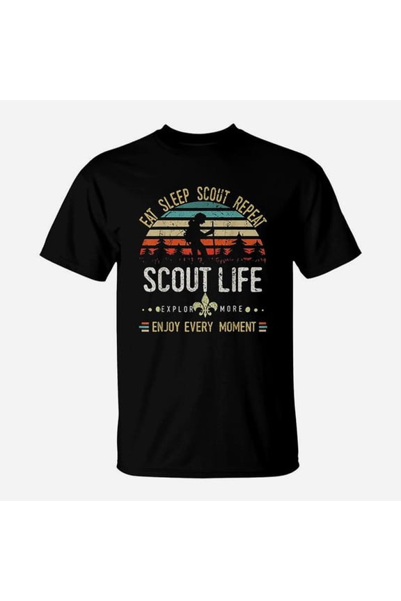 Eat Sleep Scout Repeat Scouting Life TShirt