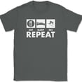 thumbnail image 1 of Eat Sleep Ski Repeat T-Shirt Funny Snow Vacation Hobby Gift Tee - Charcoal, 3XL, 1 of 1