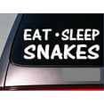 thumbnail image 1 of Eat Sleep Snakes Sticker *H009* 8" vinyl boa cobra ratsnake heat rock ball python, 1 of 1