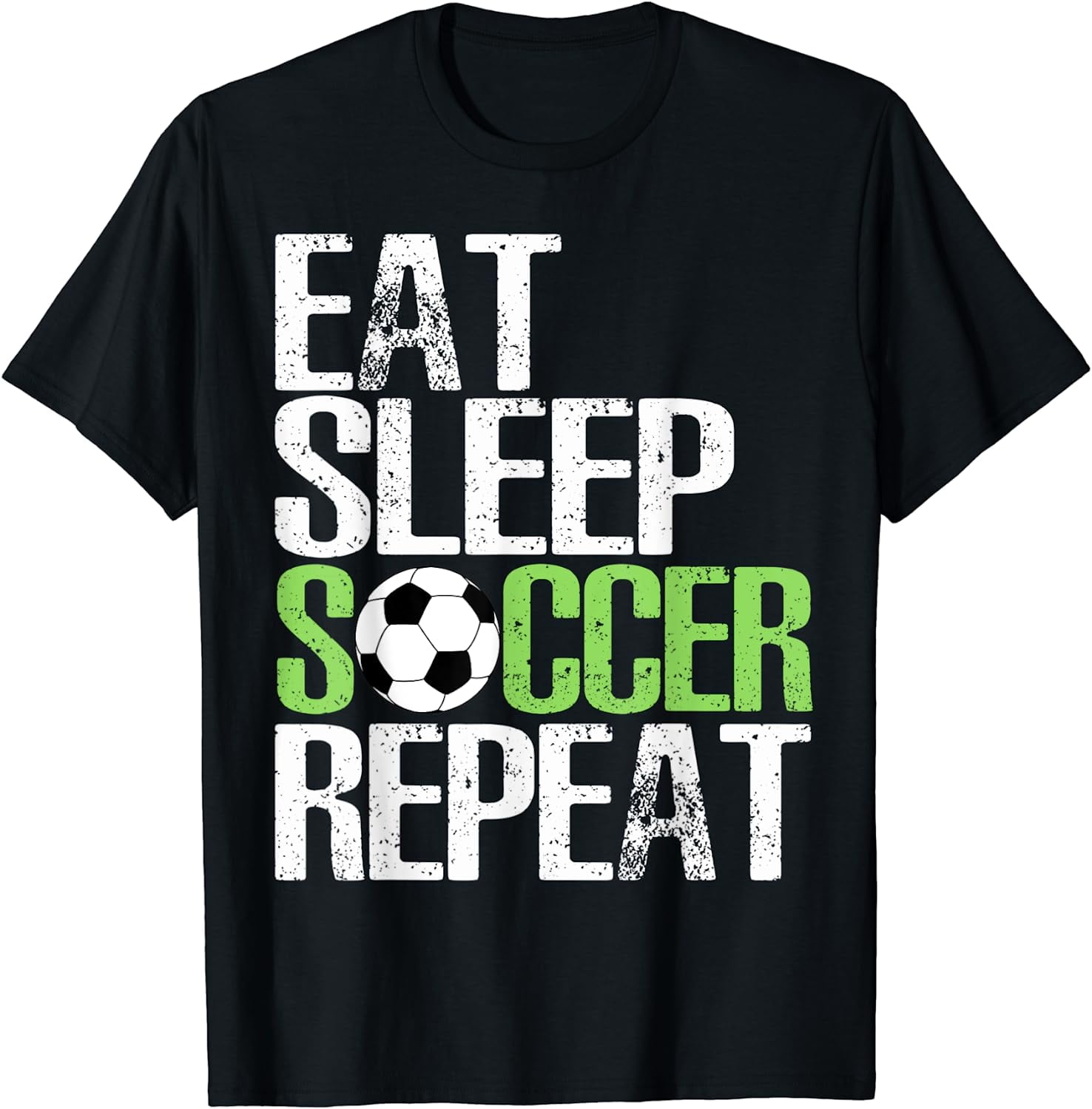 Eat Sleep Soccer Repeat Shirt Cool Sport Player Gift Tshirt