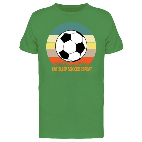 Eat Sleep Soccer Repeat Tee Men's -Image by Shutterstock