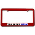 thumbnail image 1 of Eat Sleep Swim License Plate Tag Frame, Multiple Colors, 1 of 1