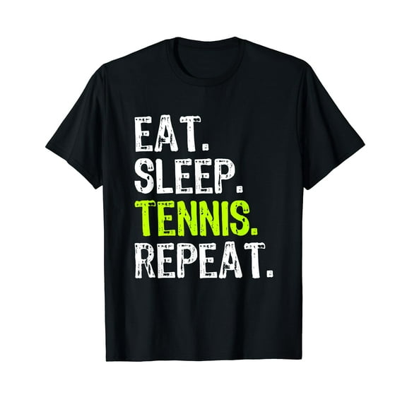 Eat Sleep Tennis Repeat Player Lover Funny T-Shirt