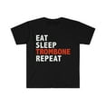 thumbnail image 1 of Eat Sleep Trombone Repeat Unisex T-shirt S-3XL Trombonists Players, 1 of 2