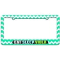 thumbnail image 1 of Eat Sleep Viola, Music License Plate Tag Frame, Multiple Colors, 1 of 1