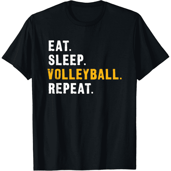 Eat Sleep Volleyball Repeat Shirts Mens T-Shirt