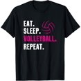 thumbnail image 1 of Eat Sleep Volleyball Repeat T-Shirt, 1 of 3