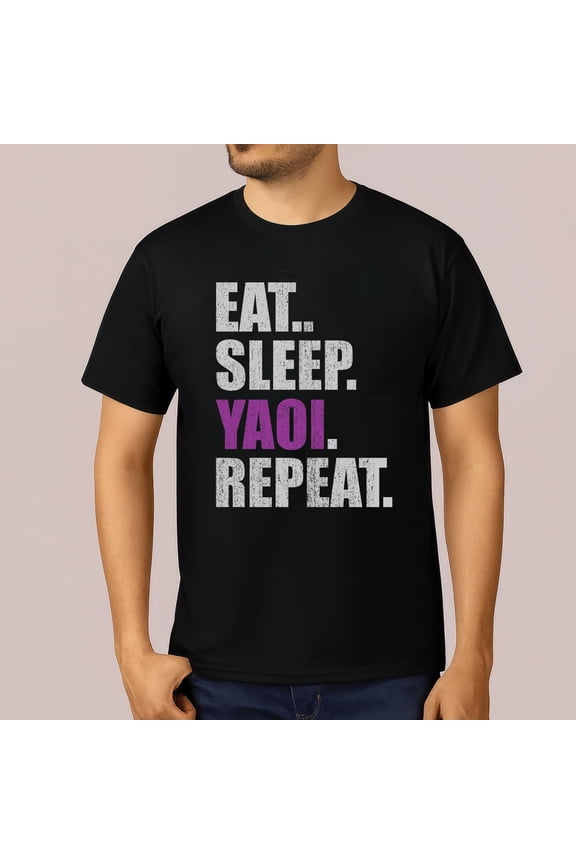Eat Sleep Yaoi Repeat T-Shirt