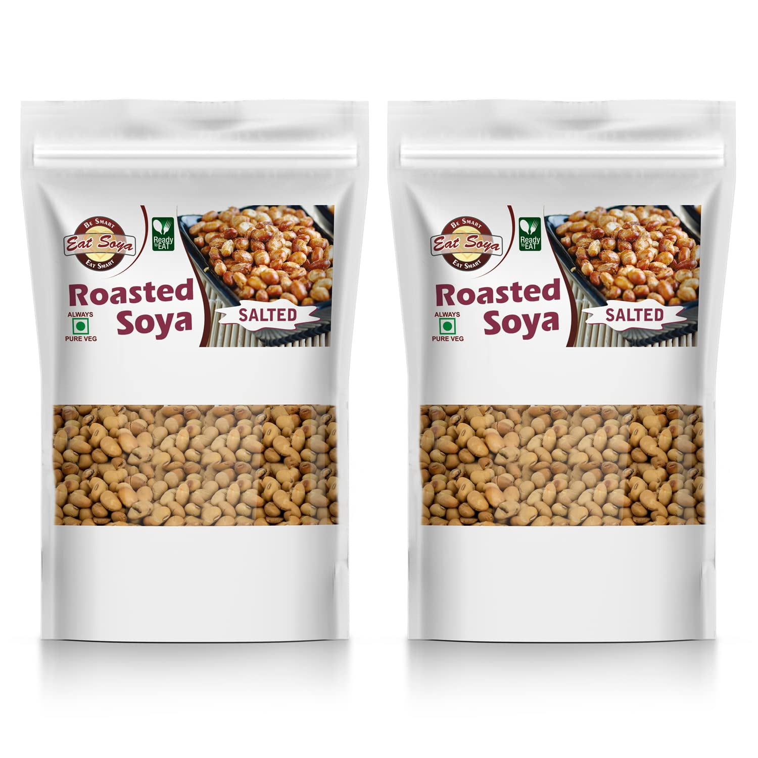 Eat Soya.Be Smart Eat Smart Soya Nuts Healthy Roasted Soybean Namkeen