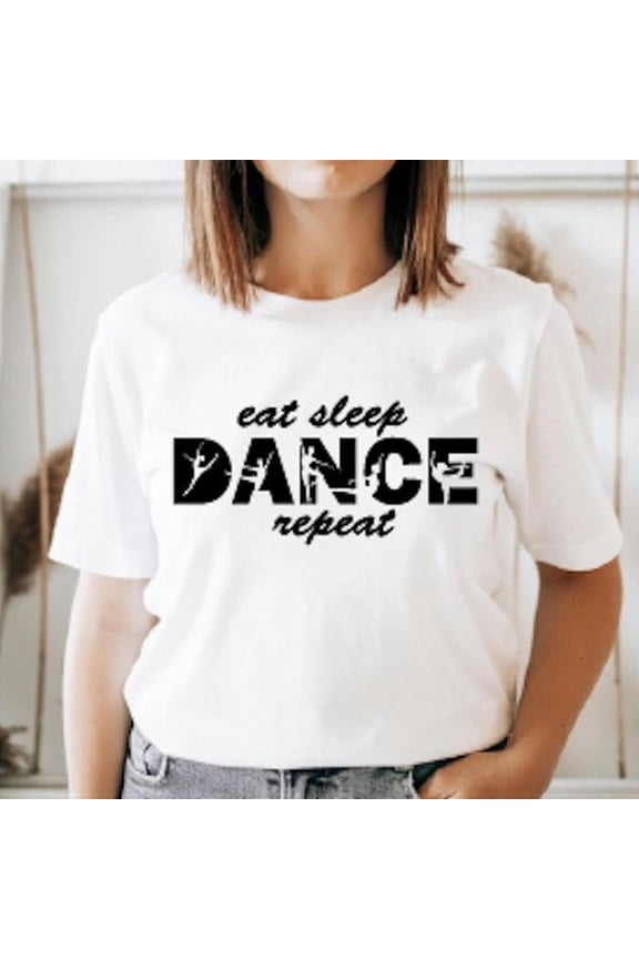 Eat Sp Dance Repeat Shirt Cotton Dancer T1EE