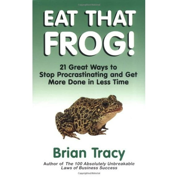 Pre-Owned Eat That Frog!: 21 Great Ways to Stop Procrastinating and Get More Done in Less Time (Paperback) 1576751988 9781576751985