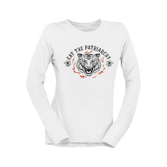 Eat The Patriarchy Tee Long Sleeve Women's