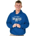 thumbnail image 1 of Eat Veggies Fun Message Vegetarian Unisex Plus Size Hoodie Brisco Brands 4X, 1 of 6