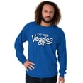 thumbnail image 1 of Eat Veggies Fun Message Vegetarian Long Sleeve TShirt Men Women Brisco Brands S, 1 of 6