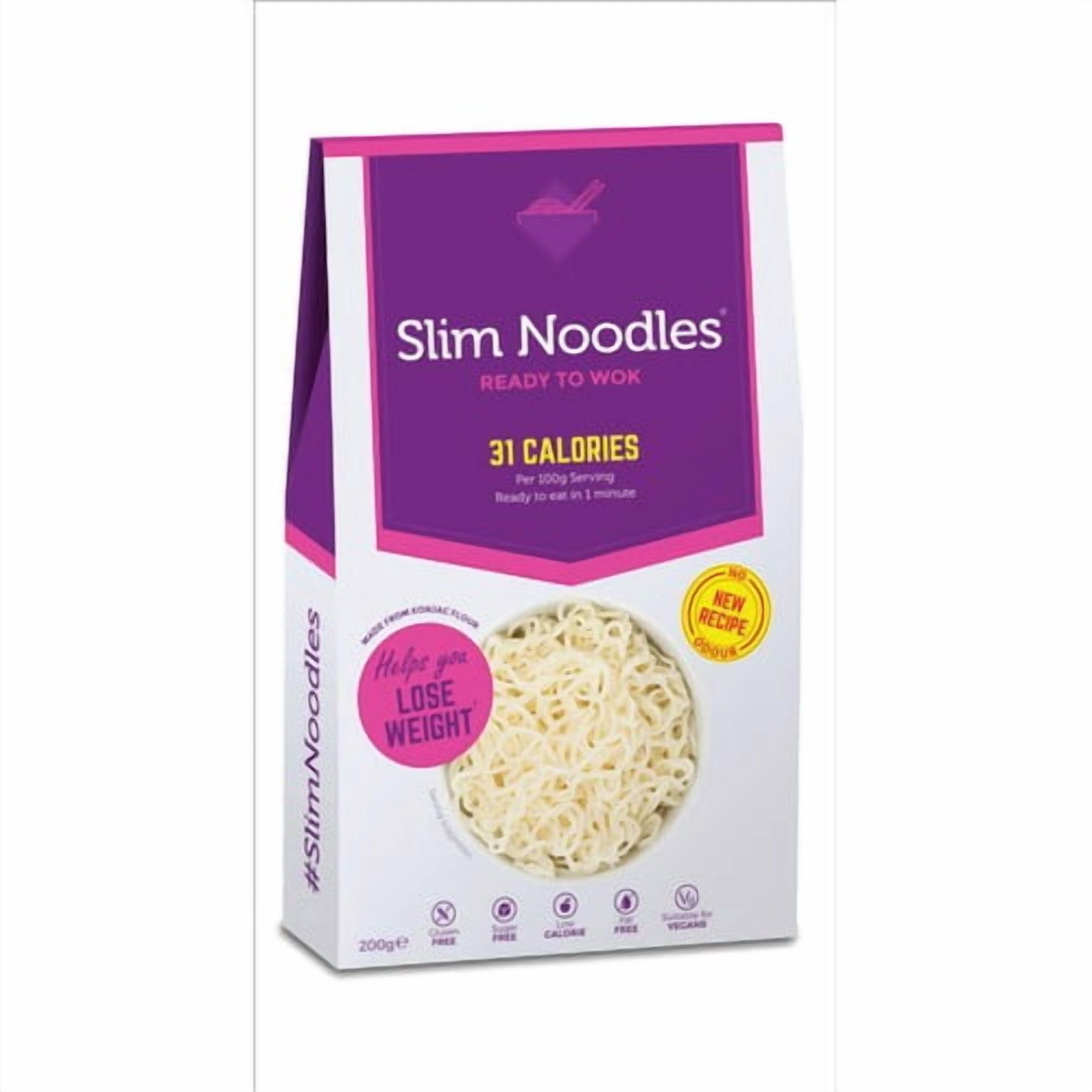 Eat Water Slim Noodles 200g, British Import (Pack of 3)