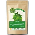 Eat Well Gourmet Dried YPF5 Peppermint Leaves 8 oz, Bulk Size Premium