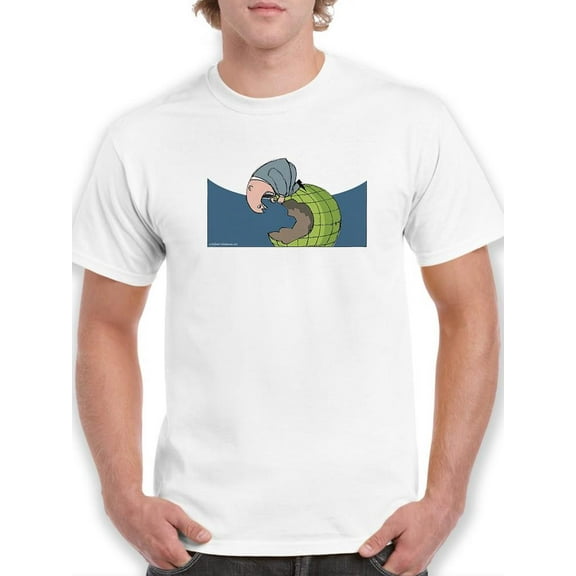 Eat Your Earth Out T-Shirt Men -Wilfred Hildonen Designs, Male x-Large