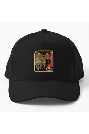 Eat Your Greens Baseball Hat, Vegetable Food Wellness Statement Design, Classic Everyday Cap