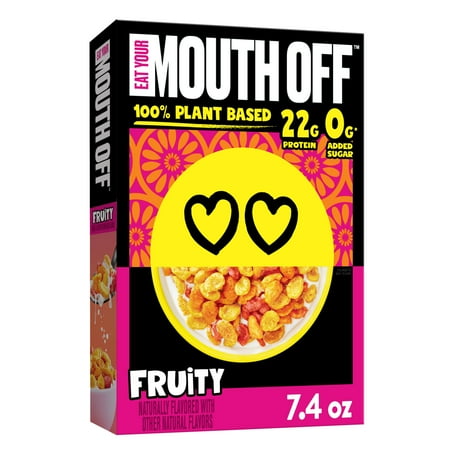 Eat Your Mouth Off Fruity Breakfast Cereal Box, 7.4 oz