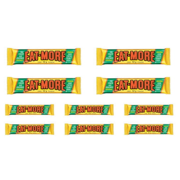 Hershey's Eat-More Dark Toffee Peanut Chocolate Bars 10-Pack (52g Each)