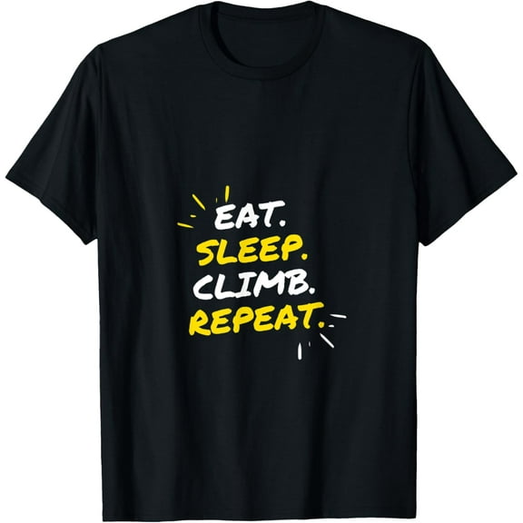 Eat, sleep, climb, repeat design T-Shirt