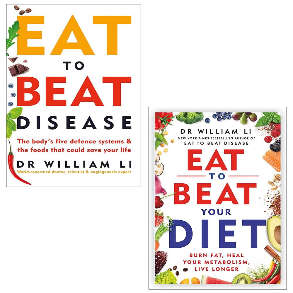 Dr William Li's Eat to Beat Disease & Your Diet 2 Books - Non Fiction ...