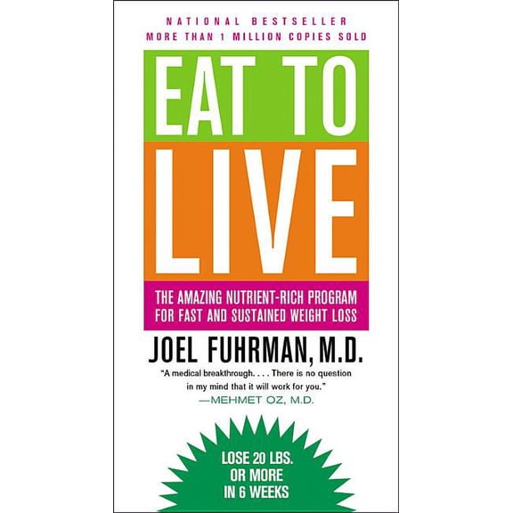 Pre-Owned Eat to Live : The Amazing Nutrient-Rich Program for Fast and Sustained Weight Loss, Revised Edition (Paperback)