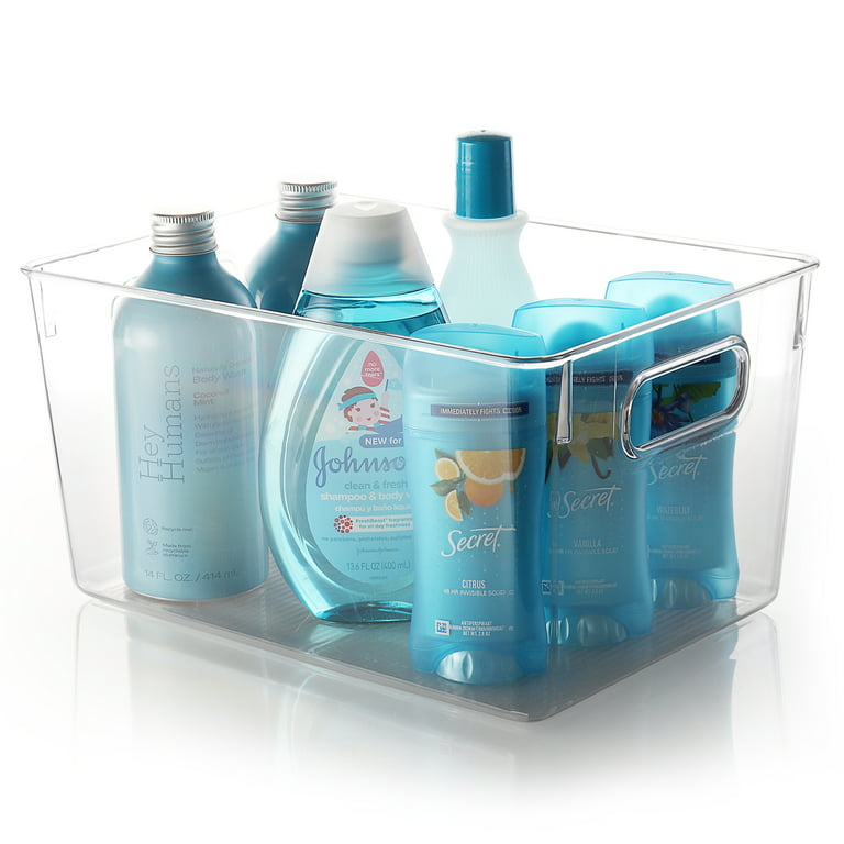 https://i5.walmartimages.com/seo/EatEx-1-Pack-Clear-Plastic-Bathroom-Vanity-Storage-Bin-Handles-Container-Organizer-Soaps-Shampoos-Conditioners-Cosmetics-Hand-Towels-Hair-Brush-Body-_9e1bca7b-eae4-4deb-a29f-e2b4cefcf660.5664c3507584daa82468569c11fd1974.jpeg?odnHeight=768&odnWidth=768&odnBg=FFFFFF