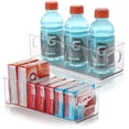 thumbnail image 1 of EatEx 2 Pack Clear Plastic Food Storage Bins with Handles, Kitchen Pantry, Refrigerator, Cabinet Organizers, Clear BPA Free Containers, 1 of 7