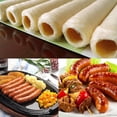 thumbnail image 1 of Eatable Roasted Sausage Wrapper Collagen Protein Wrapper Casings Sausage Ham Home Kitchen Dining Kitchen Tools Poultry Tools, 1 of 6