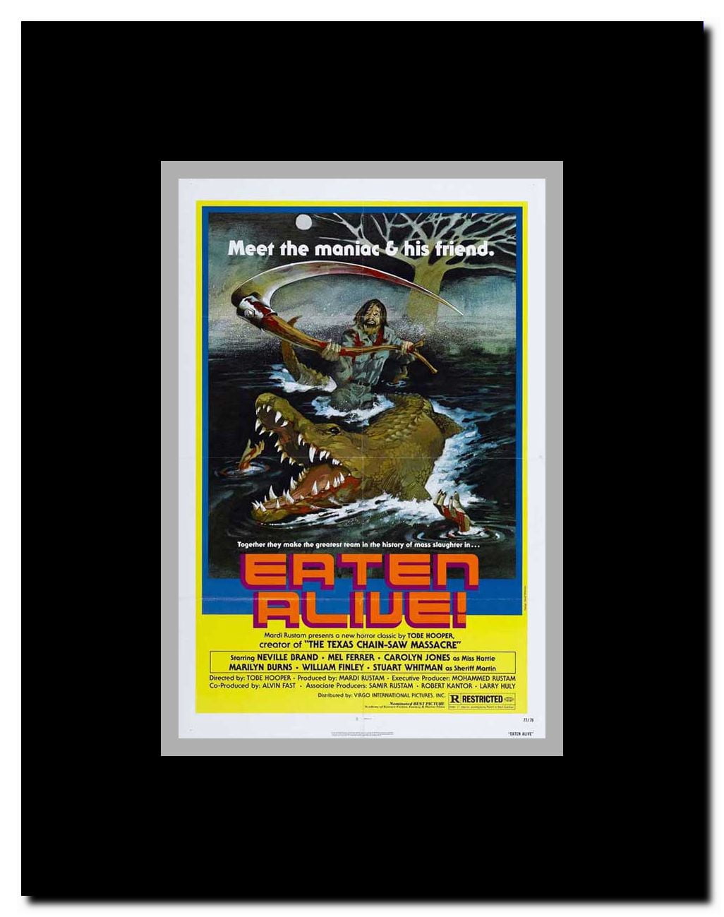 Eaten Alive Framed Movie Poster