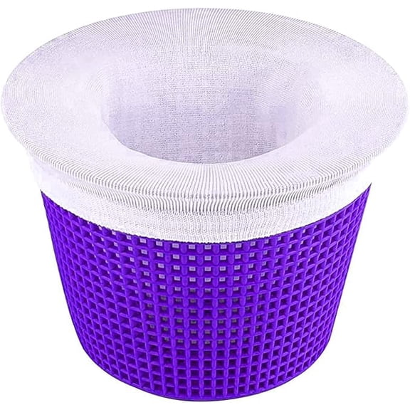 Beth 100pc Pool Skimmer Socks for Pool Filters, Filters Baskets and Skimmers to Filter Debris and Leaves, Protact Filter System of Inground and Above Ground Pools
